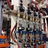 Mould cooling control unit on the machine